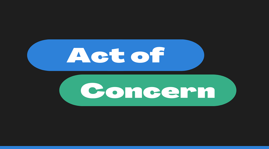 Act of Concern post