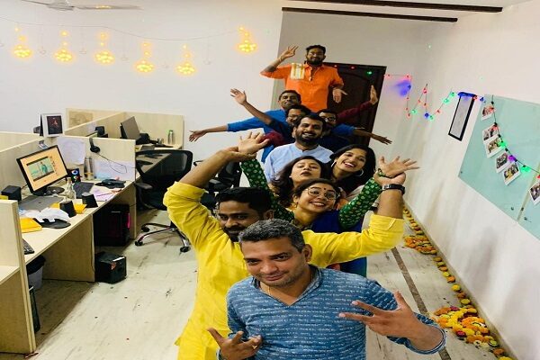 Luminou Diwali blast at advertising agencies in Hyderabad- Marked the day joyful and in traditional outfits