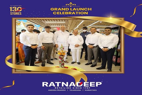 Ratnadeep reaches a new feet by launching its 130th store at Langar Houz- Hyderabad