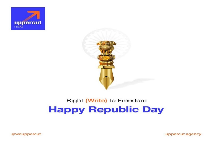 Republic Day greetings by Uppercut agency