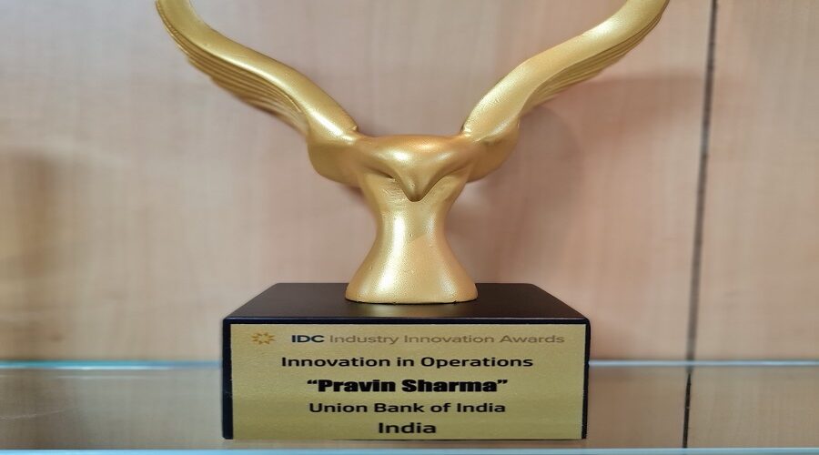 Union Bank of India wins IDC Industry Innovation Award 2021 Pic
