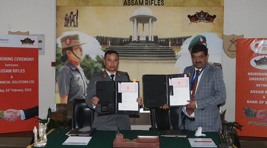 Bank of Baroda signs MoU with Assam Rifles