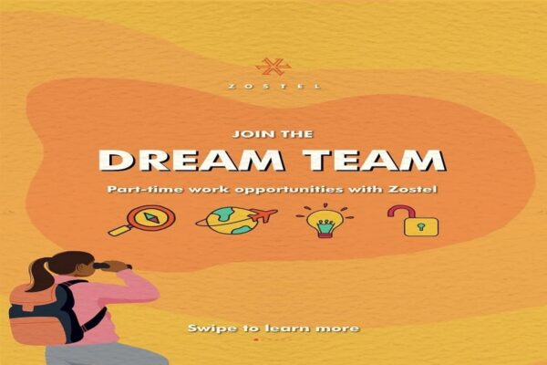 Unleash your passion to work and excel in the hospitality industry by signing up for Zostel’s Dream campaign 