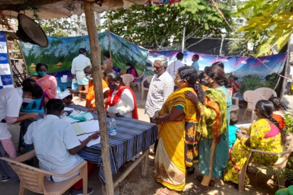 SLG Hospitals conducts “Free Mega Health Camp” in association with Bethestha Church