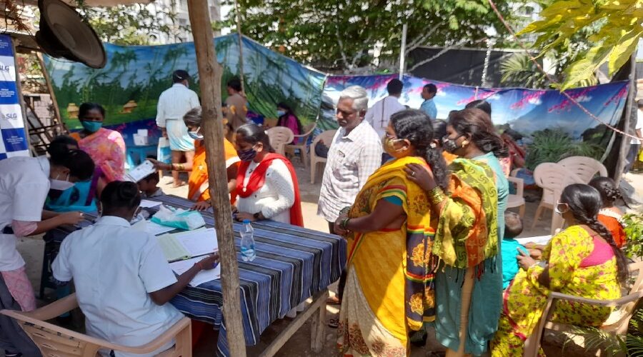 SLG HOSPITALS FREE MEDICLE CAMP