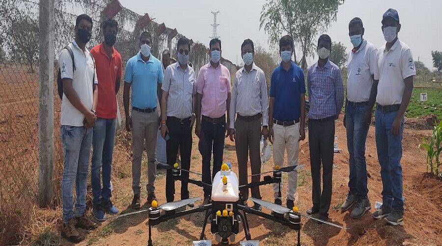 COROMANDEL CONDUCTS DRONE TRIALS IN HYDERABAD
