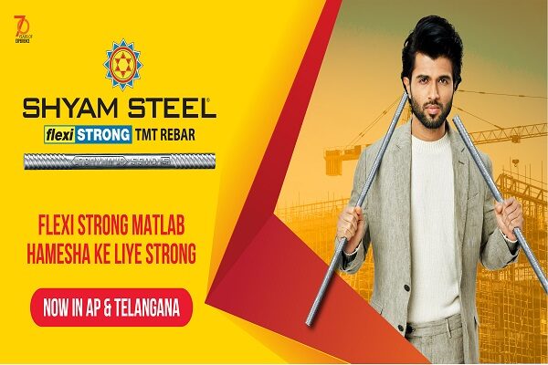 Shyam Steel launches its new TVC campaign featuring Vijay Deverakonda