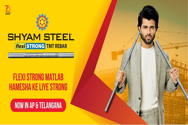 Vijay Deverakonda TVC Shyam Steel PIC