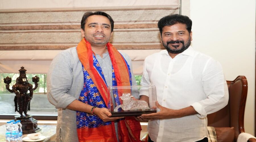 CM Revanth Reddy - Yound India Skill University PIC